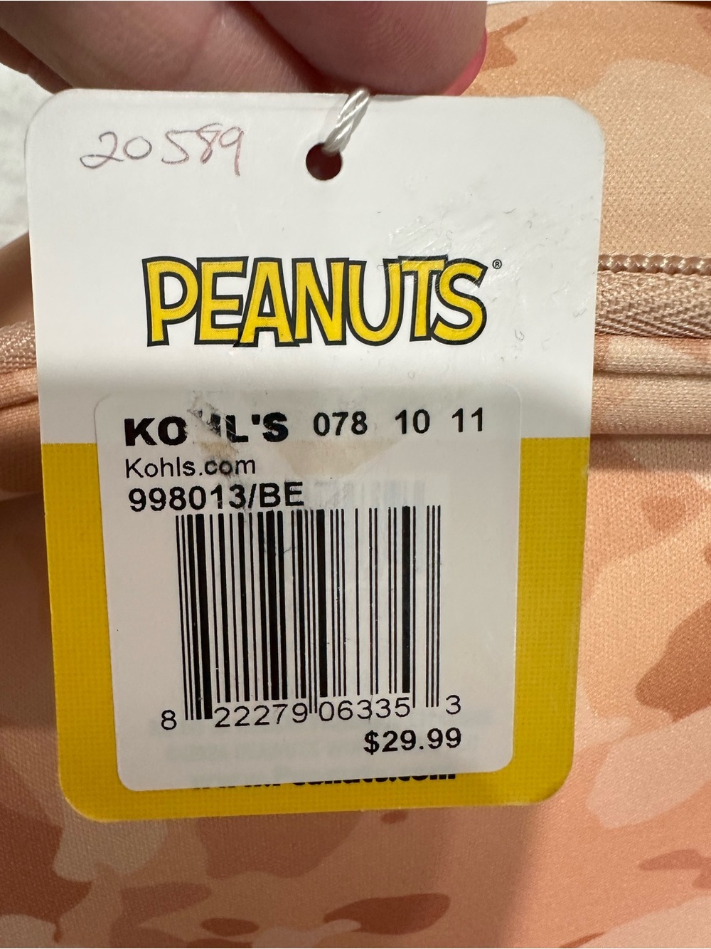 Peanuts Backpack - Picture 9 of 9